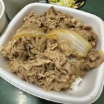 Yoshinoya - 肉だく牛丼。肉多し（嬉）