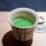 日本焼肉はせ川 別亭 - 小吸物 ブロッコリーのすり流し