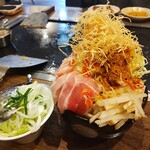 ChikuTaku - カレーもんじゃ、ネギトッピング