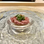 Kyoubashi Tempura To Sushi Ishii - ネギトロ