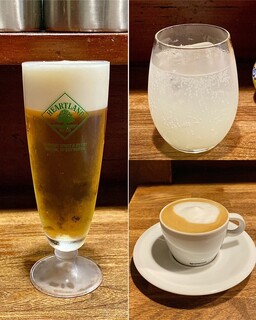 Latteria Bebè Kamakura - ハートランド生ビール♪
                        リモンチェッロソーダ（アルコール飲料）♪
                        カプチーノ♪