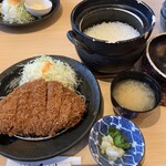 Tonkatsu Kagurazaka Sakura - 厚切リブロースかつランチ230g1540円