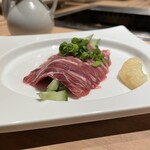 肉のひぐち直営焼肉 安福 - ツラミ刺し