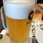 Hokkaidou Yakitori Itadaki Kokkochan - 生ビールはサッポロ