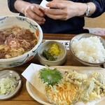 うどん・そばのお食事処 玉川 - 蕎麦定食。