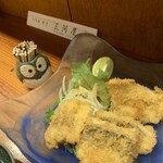 つり舟割烹 三河屋 - アジのパン粉揚げ