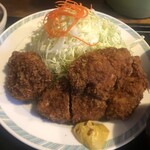 はぎ亭 - 料理写真:ヒレかつ定食200g 1700円税込