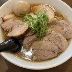 Mendokoro Hiroki - 味玉醤油らぁ麺＋肉増し