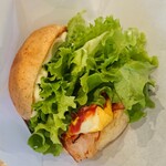 ヤシロ珈琲 - ベーコンオムレツサンド、ドーン！