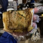 日本一分厚いカツサンド 大阪とんかつ - 