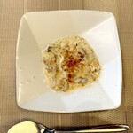 エピセ - きのこのリゾット。 濃厚なソースときのこ。 合わないわけがありませんね。