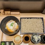 蕎麦きり みまき - リブロースカツ丼せいろセット1000円
