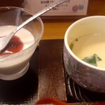 Hatsuyoshi - デザートスムージーと茶碗蒸し‥
