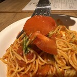 Di PUNTO  - 【2024.5.7(火)】フレッシュトマトとモッツァレラチーズパスタ・並盛・250gのトマト