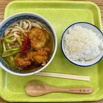 谷村パーキングエリア（上り） フードコート - 吉田のカレーうどん　900円