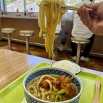 谷村パーキングエリア（上り） フードコート - 吉田のカレーうどん　900円
