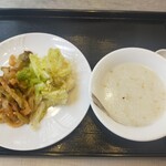 中国料理 唐苑 - 食べ放題の搾菜＆キャベツ＆お粥