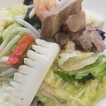 中国料理 唐苑 - 海鮮野菜あんかけ焼きそばアップ