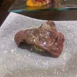 焼肉バズーカF - ネギタン塩　レアがおすすめ