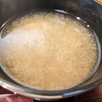 Toriyoshi - しじみの味噌汁
                        卓上の山椒を多めに投入