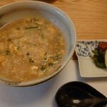 料亭 やまさ旅館 - 雑炊と漬物