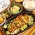 居方食堂 - 料理写真:トンテキ定食 1400円
          （ご飯、味噌汁、小鉢、ミニサラダ、香の物）