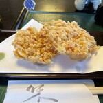 手打ち蕎麦 十喜吉 - 桜海老のかき揚げ
