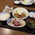 磯ろく - 料理写真:アジフライとぶりの刺身定食1000円