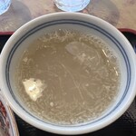 Moriroku - 越前おろしそば並盛680円に付いてくる蕎麦湯