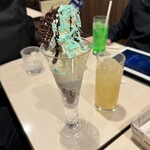Yuki Jirushi Para - チョコミントパフェとリンゴジュース