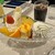 雪印パーラー - 料理写真:プリンアラモードとアイスコーヒー