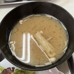 大衆食堂ちとせ - 味噌汁