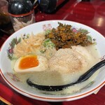博多水炊きもつ鍋 亀吉 - ラーメン始めました！
