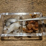 喫茶ルオー - 福神漬と辣韮