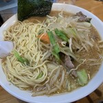 Tsubaki Ra-Men Shoppu - 野菜ラーメン味噌940円