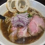 ra-mensemmonnagomi - 醤油ラーメン追いがつお