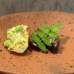 NOMI RESTAURANT - 猪の血、鹿のハツ・タン・レバーの黒いソーセージ