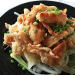 chicken skin ponzu sauce