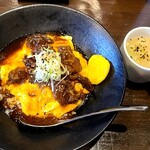 J.B.B F'st - 筋玉子飯とスープ