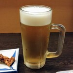 和食処 大ばん - 一杯目の生ビール