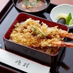 ■Kinpura bento■Nishiki rice bowl■Sashimi set meal