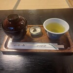 竹むら - あわぜんざい、紫蘇、煎茶