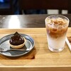 いこい珈琲 - 料理写真:生チョコムースタルト・アイスカフェラテ