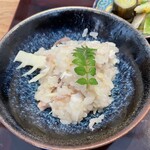 祇園 にし - 真鯛と筍の釜飯