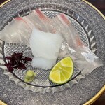 祇園 にし - 真鯛と泥障烏賊のお造り