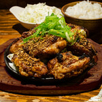 Teke Teke - デカ盛り ガーリックスパイス焼き定食　