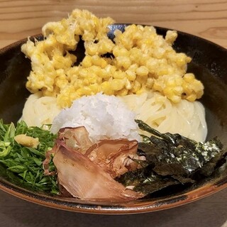 [Summer only] Corn tempura udon (cold/hot)