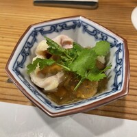 炭火焼鳥 木鶏 - 酢モツ ~水炊きポン酢~