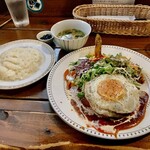 創作洋食屋 タムノス・樹 - ムーンチーズハンバーグランチ1,350円