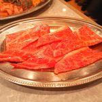 焼肉 山水 - プレミアムカルビ780円